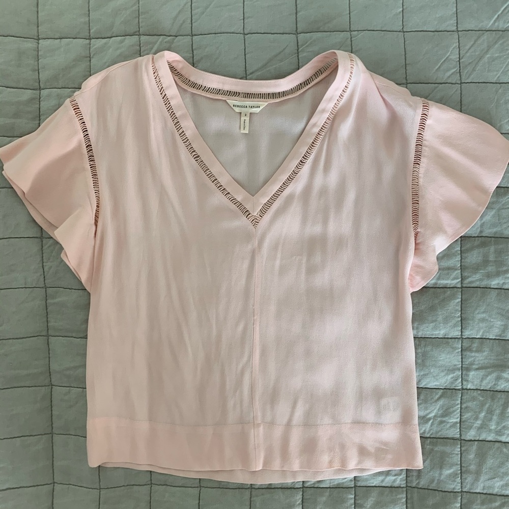 Rebecca Taylor V-Neck Blouse